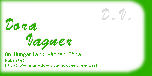 dora vagner business card